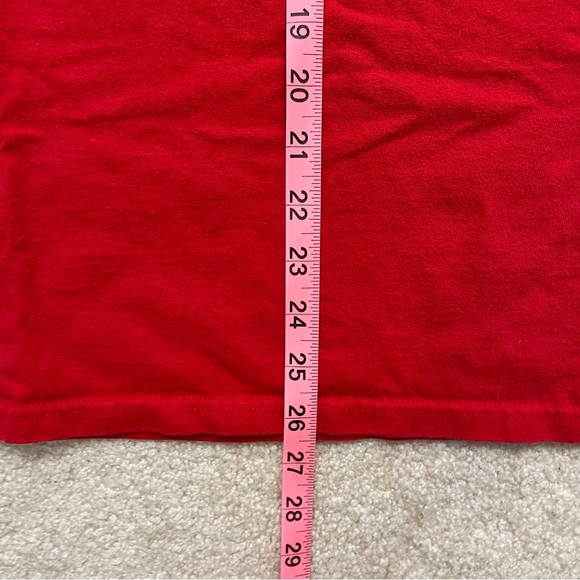 Gonzaga University Shirt Mens Large Red Bulldogs NCAA Champion Cotton Crew Neck - Picture 8 of 8